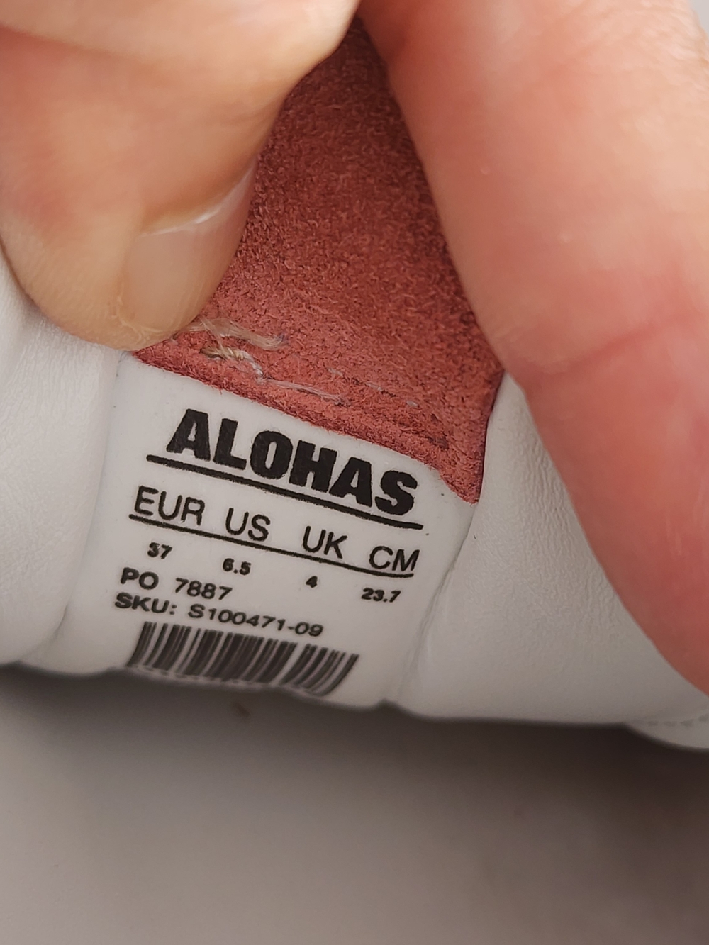 ALOHAS Pink Suede Low Top Sneakers Women US 6.5 / EU 37 Casual Retro Streetwear - Picture 3 of 8